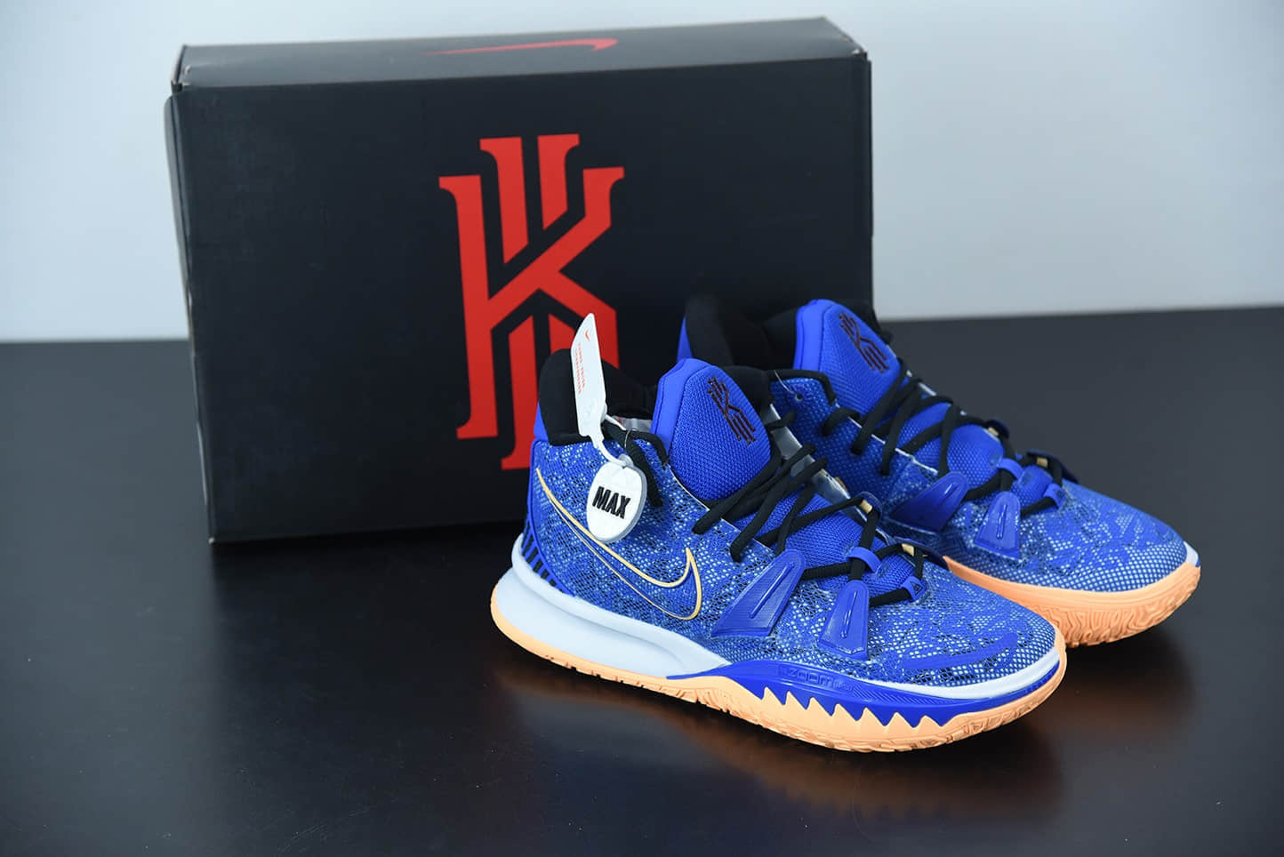 Nike Kyrie 7 Blue Black Gum BROTHER HOOD CQ9326-400